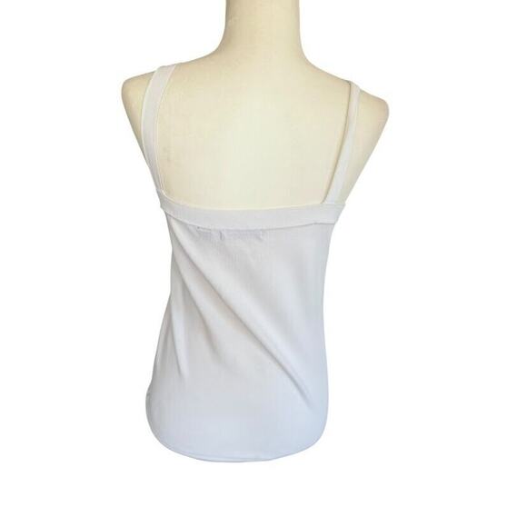 Michael Simon Beaded White Sweater Tank Top Basic Staple Minimalist Size Large - Picture 3 of 8